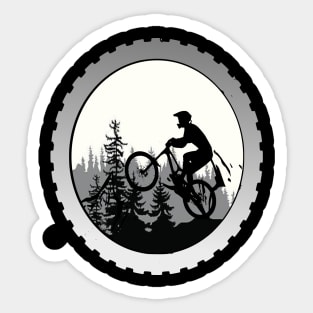 ciclista de montaña mtblife Sticker